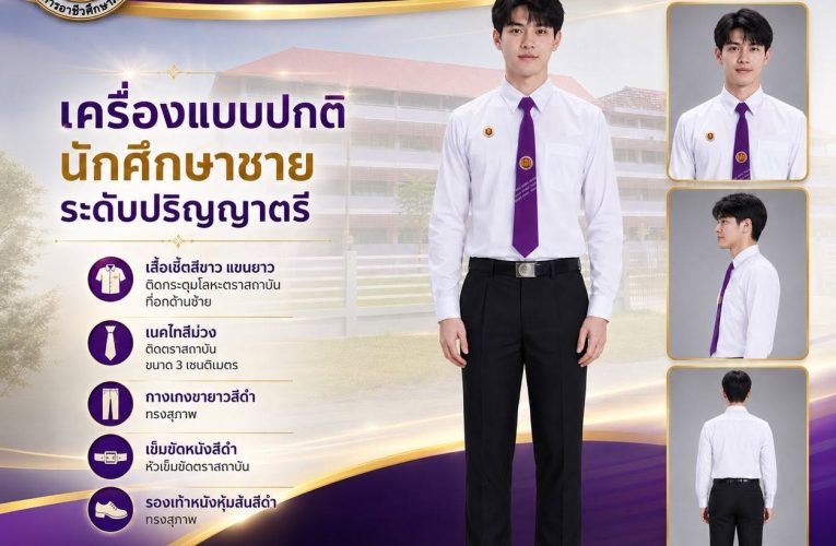 “เครื่องแบบนักศึกษา มิใช่เพียงการแต่งกาย แต่เป็นสัญลักษณ์แห่งเกียรติภูมิ ความรับผิดชอบ และความภาคภูมิใจในความเป็นนักศึกษาของสถาบันการอาชีวศึกษาภาคใต้ 3”